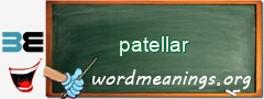 WordMeaning blackboard for patellar